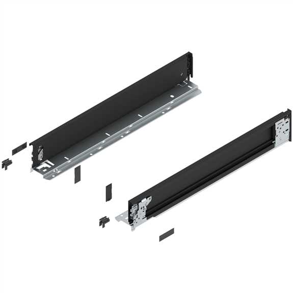 770M5501S Legrabox Drawer Side Carbon Black
