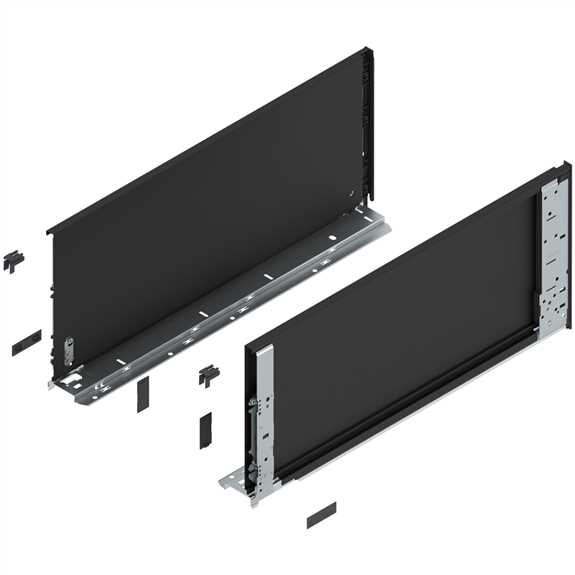 770F5501S Legrabox Drawer Side Carbon Black