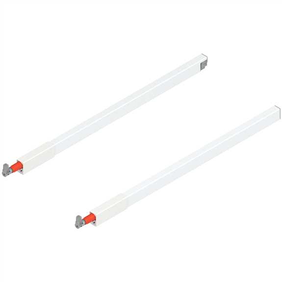 ZRG.437RSICREL Antaro 20" Silk White Gallery Rail