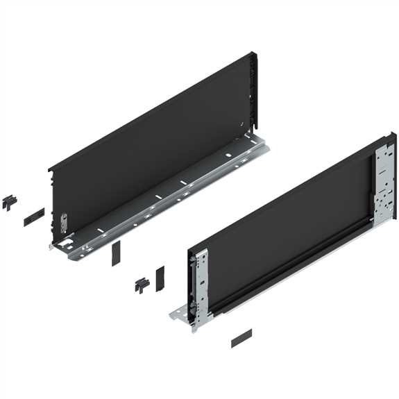 770C5001S Legrabox Drawer Side Carbon Black