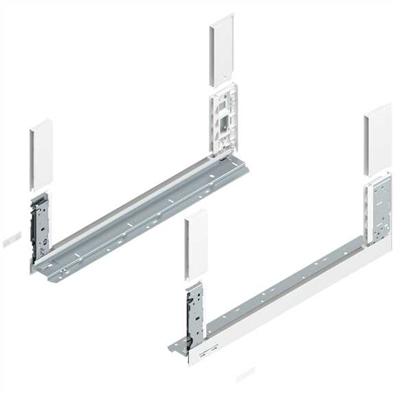 780C5502S Legrabox Drawer Side Silk White