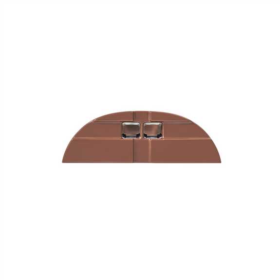 Curved Infinex End Cap Set Dark Brown