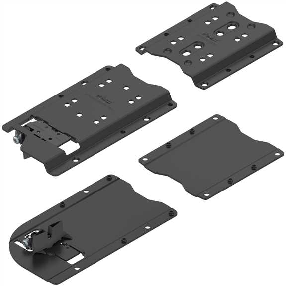 REVEGO Uno Pocket Connector Set Worktop-Mounted Cabinet Right Black