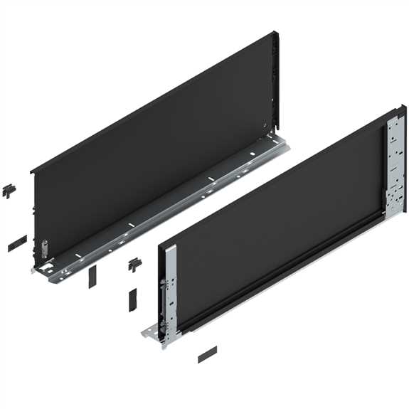 770F6501S LEGRABOX Drawer Side Carbon Black
