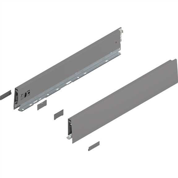 470M5002S MERIVOBOX M Side 500mm Grey