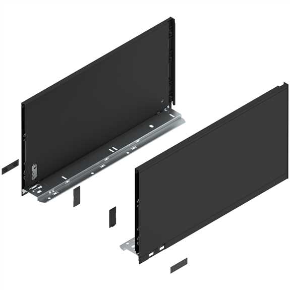 770F4502S LEGRABOX Drawer Side Carbon Black