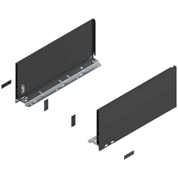770C4002S LEGRABOX Drawer Side Terra Black