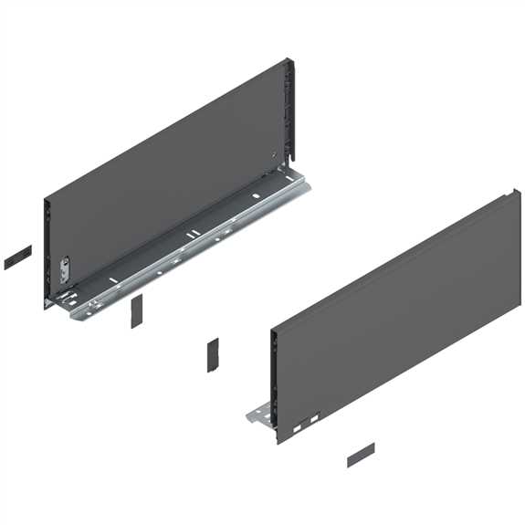 770C4502S LEGRABOX Drawer Side Orion Grey