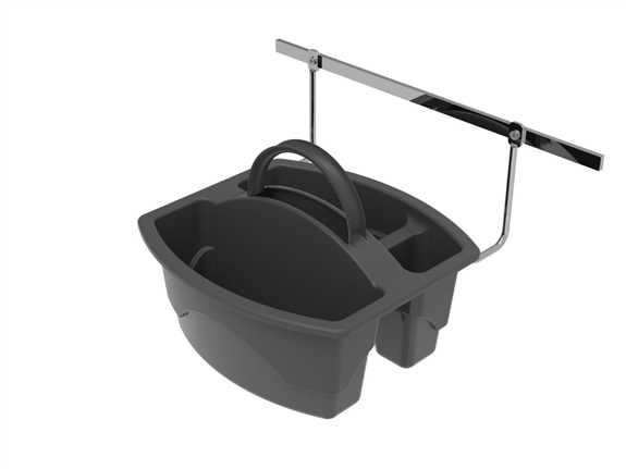 Orion Gray Door Mount Cleaning Caddy