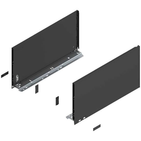 770F4502S LEGRABOX Drawer Side Terra Black
