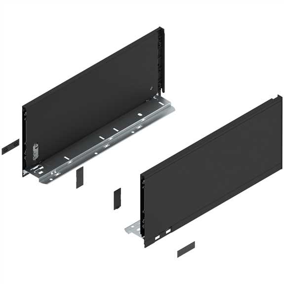 770C4002S Legrabox Drawer Side Carbon Black