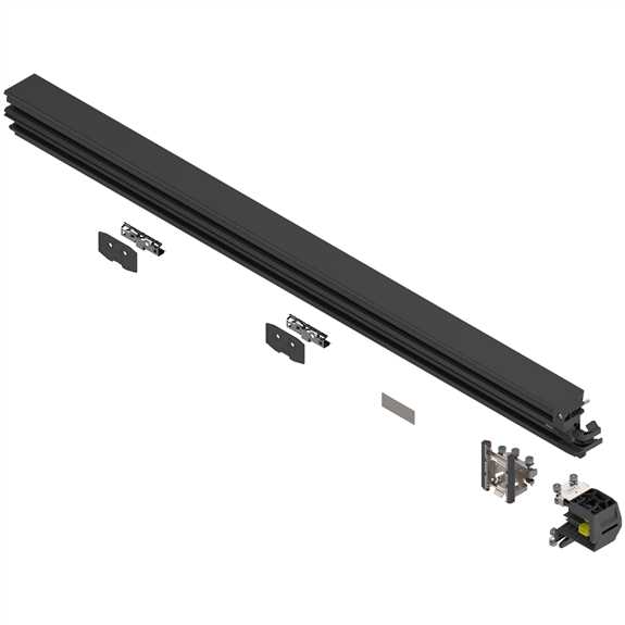 REVEGO Duo Track Set Double DR 1350mm Right Black