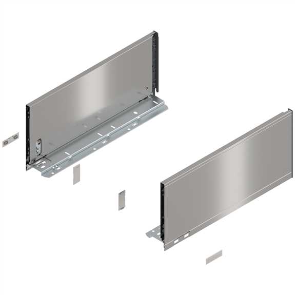770C4002I LEGRABOX Drawer Side Stainless Steel