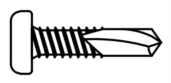 10 x 3/4 Pan Head T4 Drill 4000