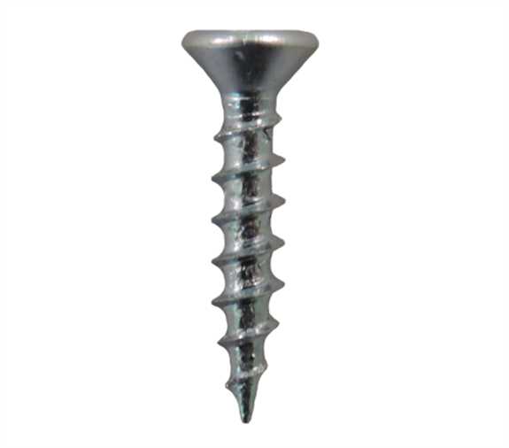 QS 1236 6 x 5/8" Flat Head Phillips Zinc Plated Screws 5K/Box