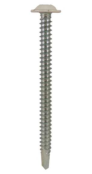 Quickscrews 10 X 3" Square Round Washer Head  Self Drill #3 Point Zinc Plated 1500/CS