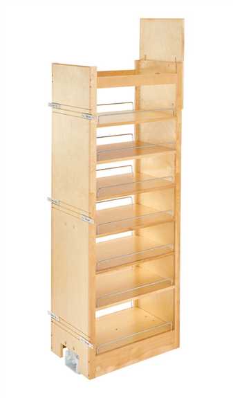 Tall Pantry w/slide (14" W x 51" H)