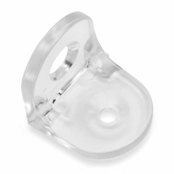 1685-32 Clear Corner Brace 1-1/8'' x 1-1/8''