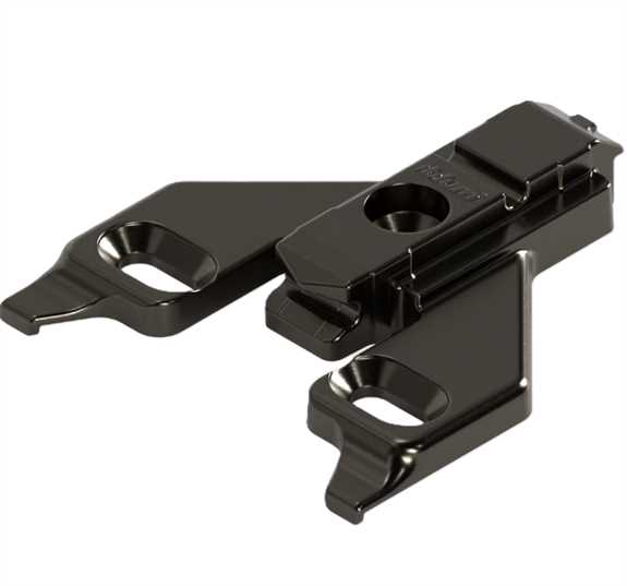 Bulk 175L6600.22 Face Frame Clip Mount Plate -  Onyx Black