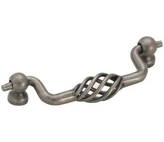 BP-19323-WN Bird Cage 3-3/4'' Pull - Weathered Nickel