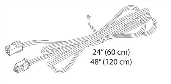 60cm CCT FlexTape Starter Extension Lead