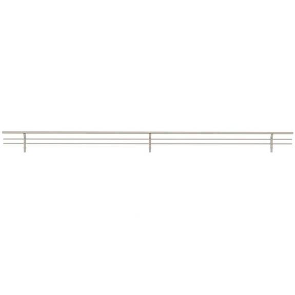 30" Satin Nickel Shoe Rail 10/per