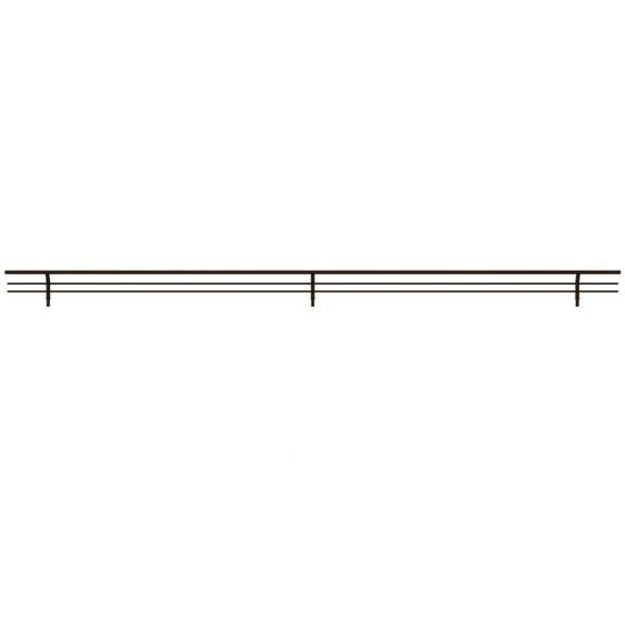 36" Bronze Shoe Rail 10/per