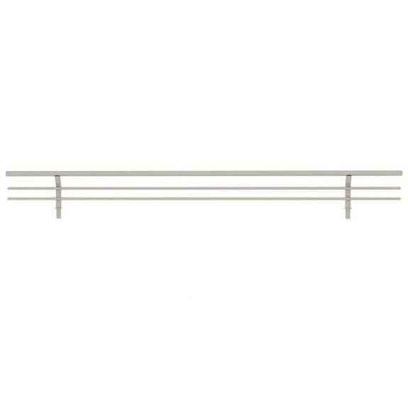 18" Satin Nickel Shoe Rail 10/per