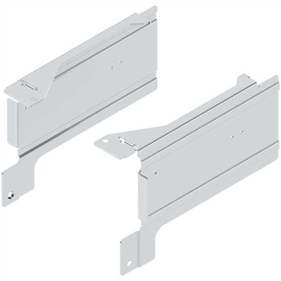 22K6001 AVENTOS HK TOP stay lift, mounting bracket for face frame cabinet, screw-on