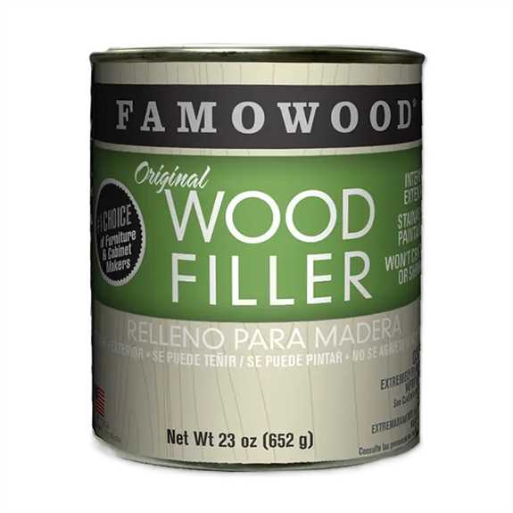 White 23oz Solvent Based Wood Filler