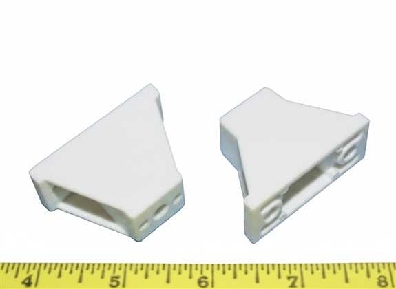 3604-42 1-1/4" White Spacer 250/CS