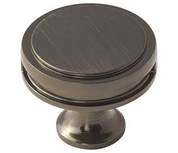 BP-36603-GM Oberon 1-3/8" Knob - Gunmetal