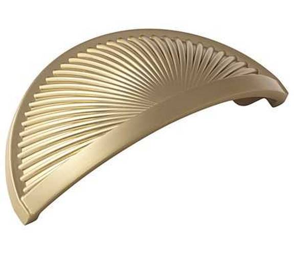 BP-36615-BBZ Sea Grass  3" Pull - Golden Champagne