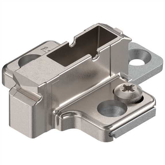 175H9190 9mm CLIP Cruciform Mounting Plate