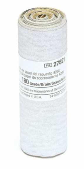 3-1/4" x 85" Paper Roll 180 Grit 50 Rolls/Case