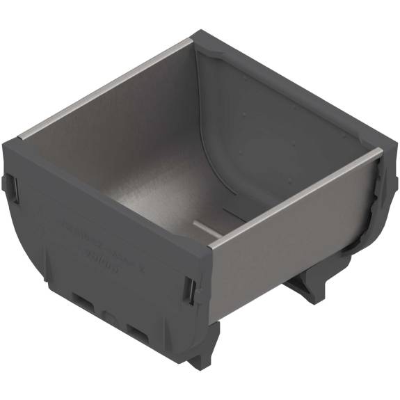 ZSI.010SI Tandembox Orga-Line Container - Stainless Steel