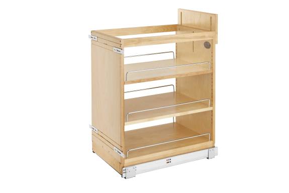 14" Base Cabinet Pullout Organizer with Blumotion Soft-Close