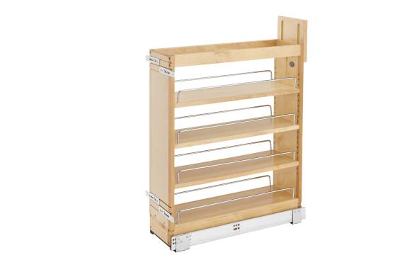 6'' Base Cabinet Pullout Organizer with Blumotion Soft-Close