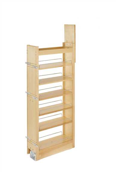 Tall Pantry w/slide (8" W x 43" H)