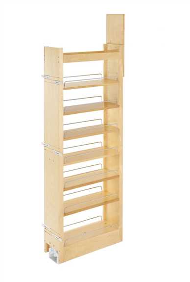 Tall Pantry w/slide (8" W x 58" H)