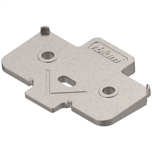 171A5010 Angled spacer, wing, +5°, screw-on version