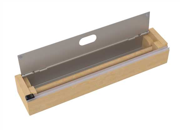 16" Wood Foil Cutter - AP Gray Accents