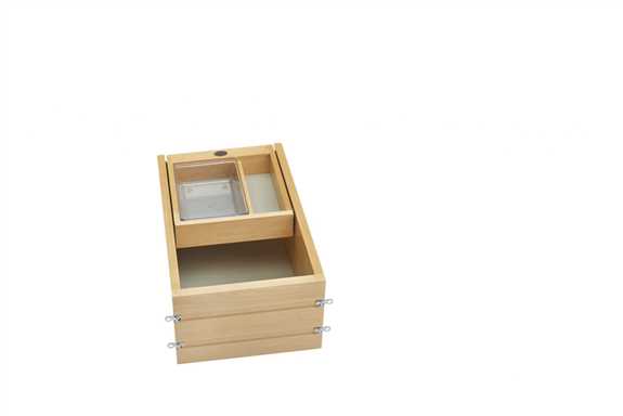 Vanity Drawers for Face Frame Cabinets - Half Tiered Drawer/Soft-Close