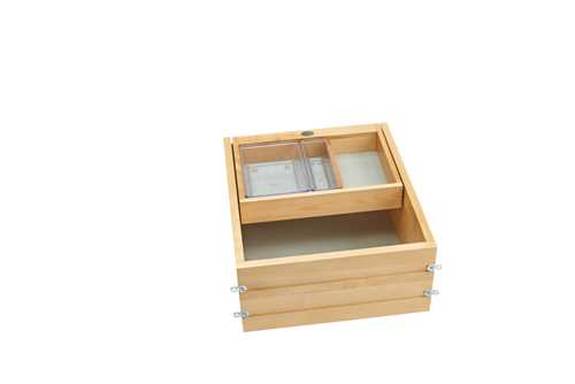 Vanity Drawers for Full Access Cabinets - Half Tiered Drawer/Soft-Close