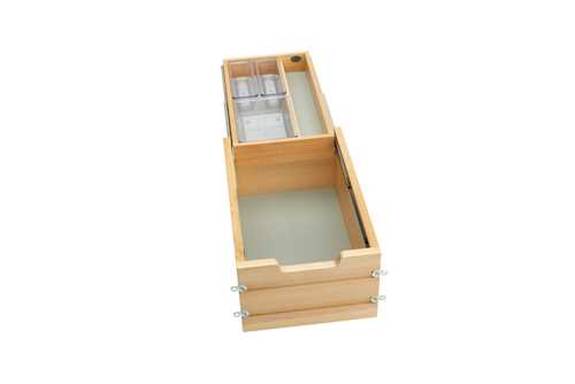 Vanity Drawers for Full Access Cabinets - Tiered Drawer/Soft-Close