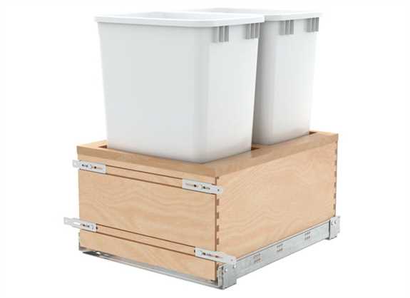 Double 50 qt Value Line Bottom Mount with Soft-Close Slide