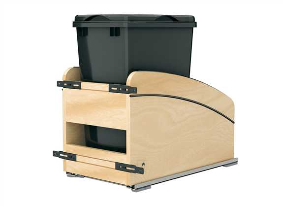 Single 35 Qt. Craftsman Collection Waste Container - B15