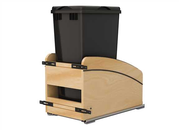 Single 50 Qt. Craftsman Collection Waste Container - Full Height Base B15