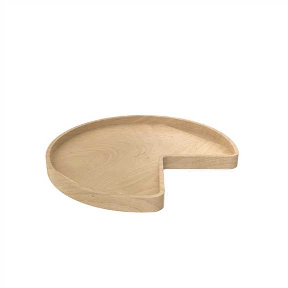 Single Wood Kidney Lazy Susan with Bearing