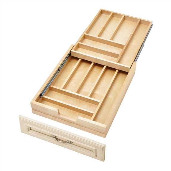 Large Double Tiered Cutlery Drawer